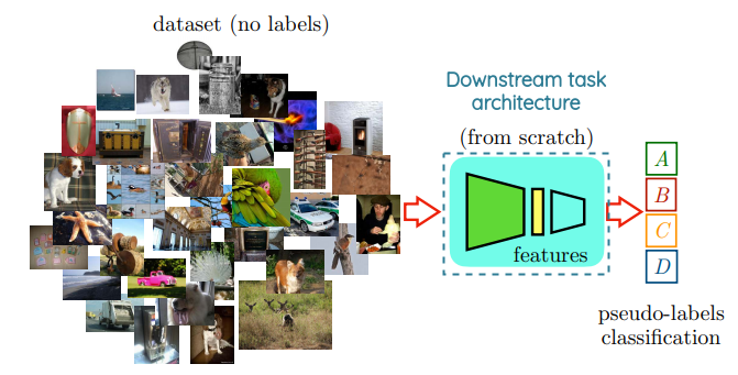 Training model from scratch on pseudo-labels